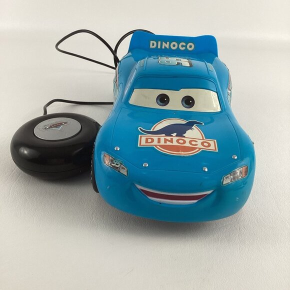 Disney Pixar Cars Tyco RC My First Remote Control Dinoco Lightning McQueen Toy - Picture 2 of 9